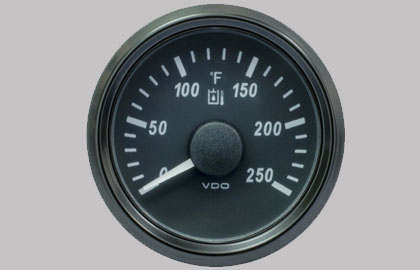 SingleViu Hydraulic Temperature Gauges 250°F